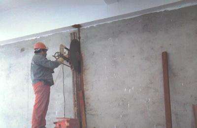 北京海淀区混凝土墙体水锯切割工程案例